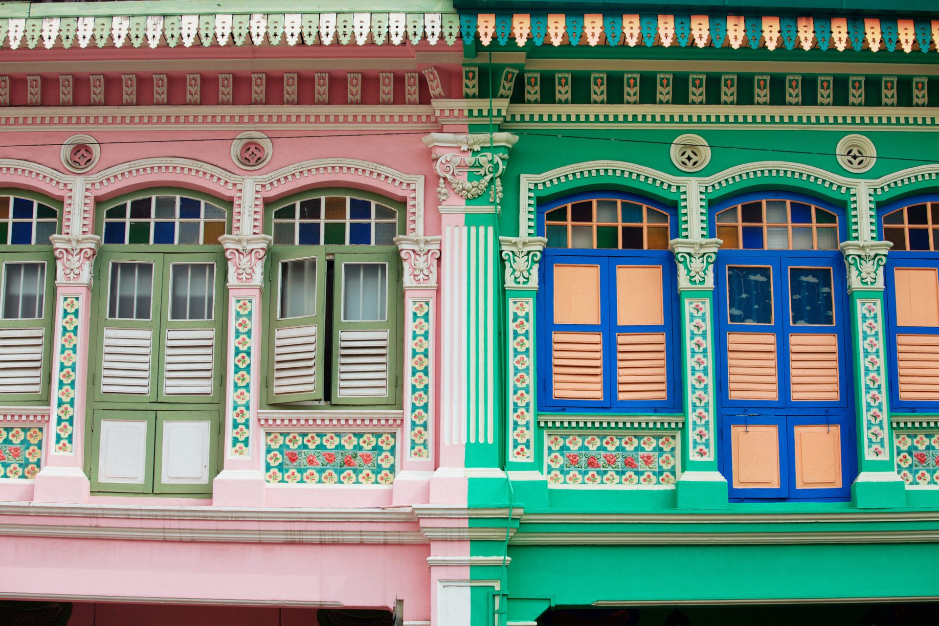 Koon Seng Road Colourful Houses