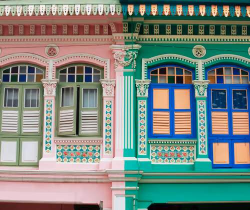 Koon Seng Road Colourful Houses